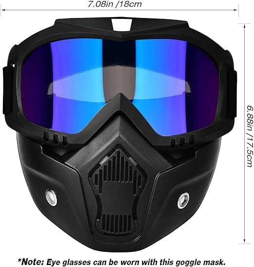 Goggle Mask Anti Scratch UV Protective Premium