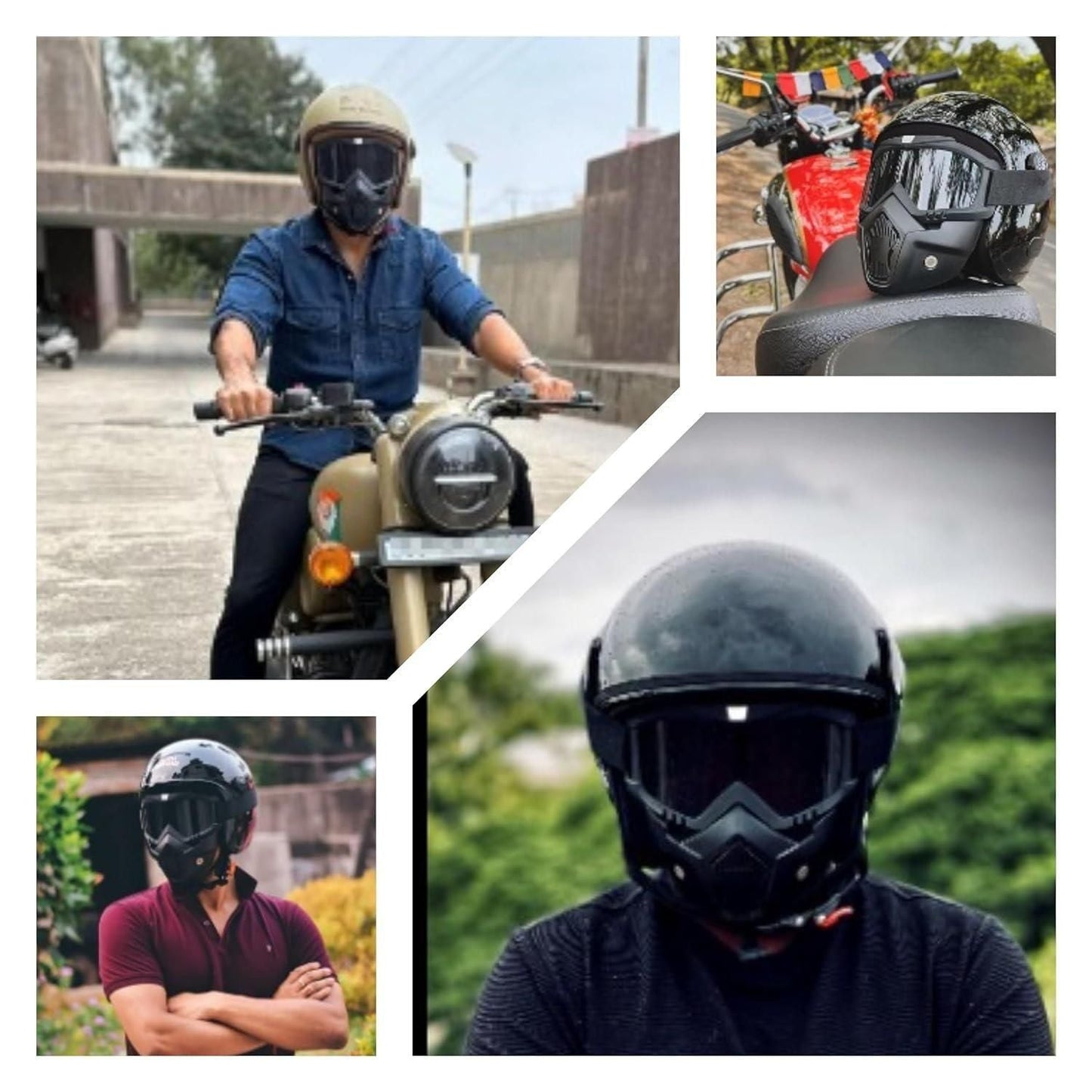 Goggle Mask Anti Scratch UV Protective Premium
