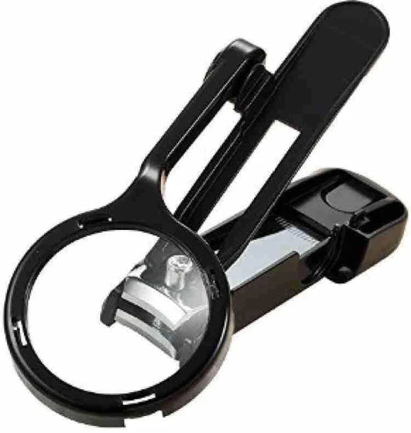 🎁 Stainless Steel Nail Clippers With Magnifying Glass 🎁