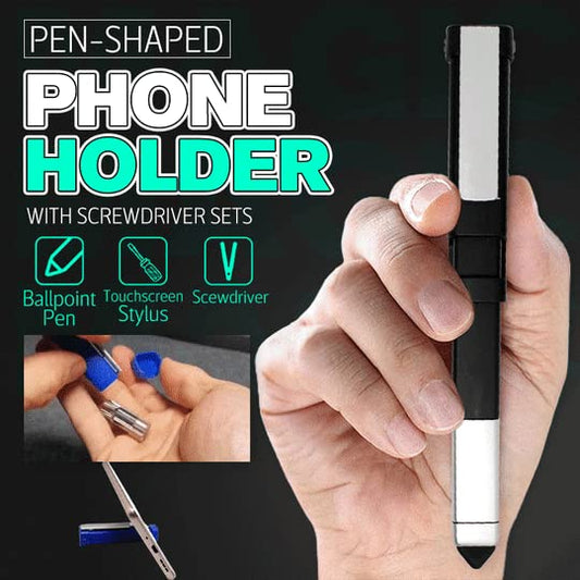 4-IN-1 TOOL MULTIFUNCTIONAL PEN SHAPED PHONE HOLDER
