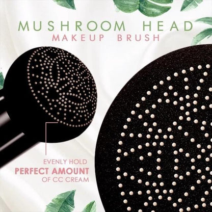 Waterproof CC Cream With Mushroom Head Makeup Brush - 2024