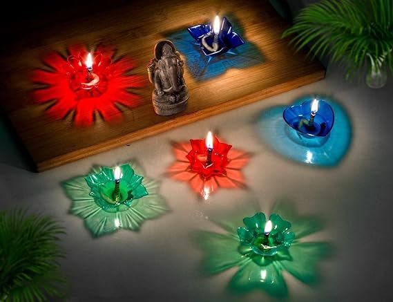 3D REFLECTION DIYAS (BUY 14 GET +8 Diyas FREE)