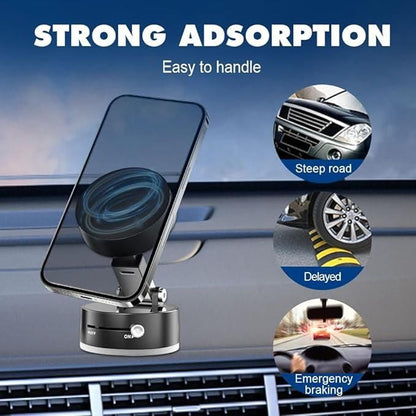Vacuum Magnetic -  Suction Phone Holder