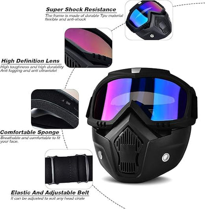 Goggle Mask Anti Scratch UV Protective Premium