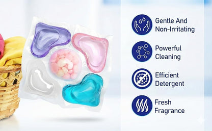 5-in-1 Laundry PowerPods Pro – Ultra Cleaning | Long Lasting Freshnes Pack Of 30
