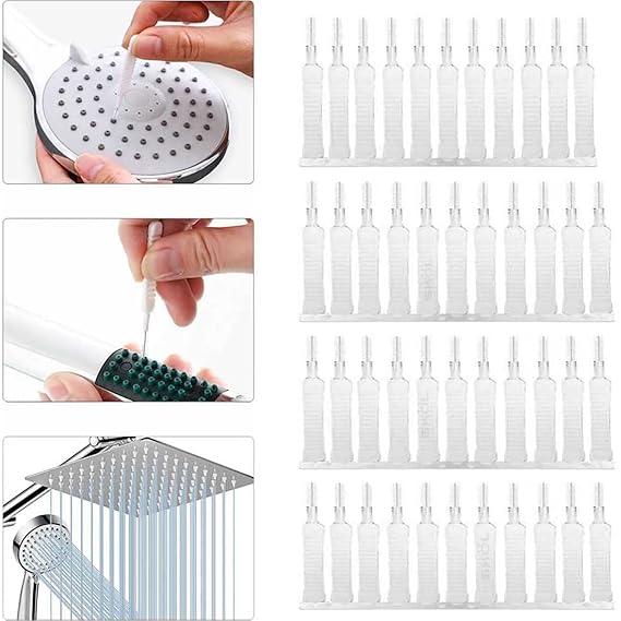 10 PCS SHOWER HEAD CLEANING BRUSH REUSABLE SMALL BRUSH PHONE HOLE ETC.