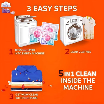5-in-1 Laundry PowerPods Pro – Ultra Cleaning | Long Lasting Freshnes Pack Of 30