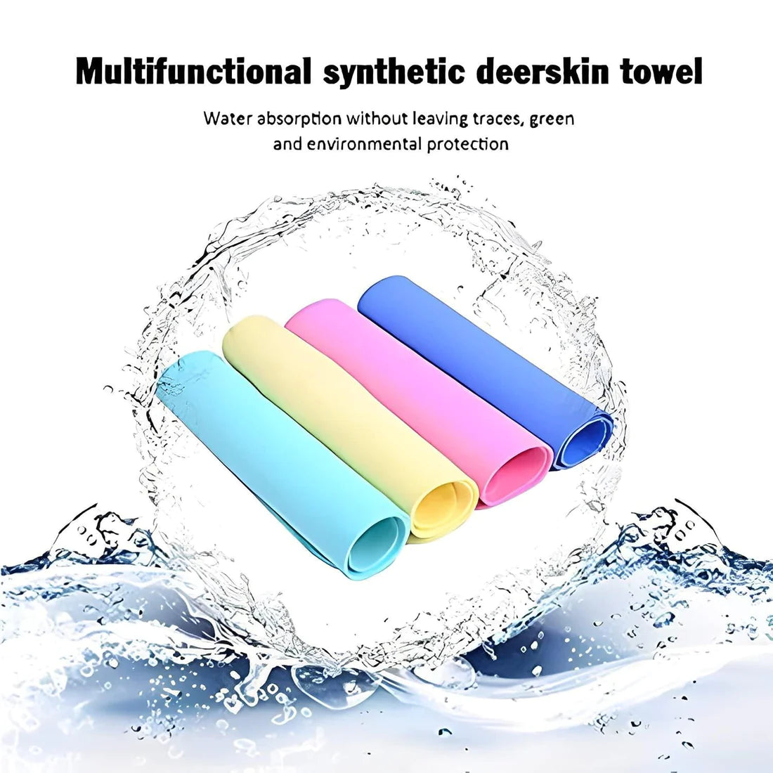 Reusable Water Absorbent Cloth for Multipurposer (Pack of 5)
