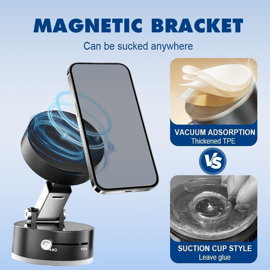 Vacuum Magnetic -  Suction Phone Holder