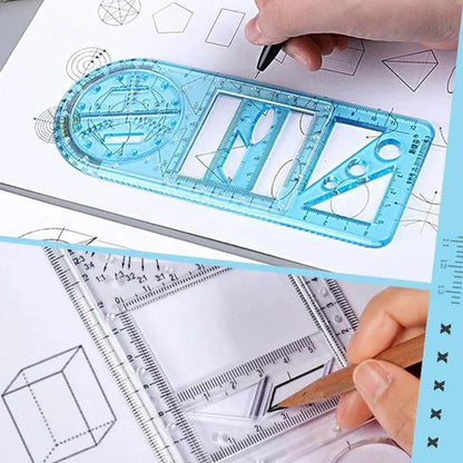 Multi-Functional Geometry Ruler | ⭐⭐⭐⭐⭐4.9/5 Buy1 get 1 Free