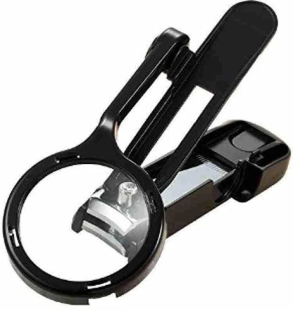 🎁 Stainless Steel Nail Clippers With Magnifying Glass 🎁