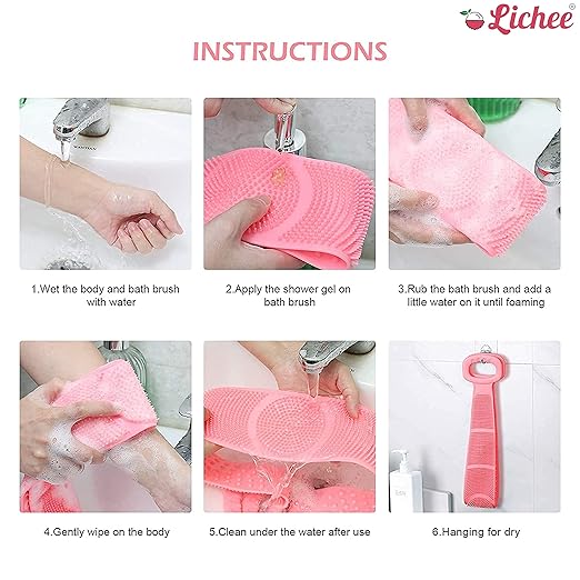 Silicon Bath Brush (Buy 1 get 1 Free)
