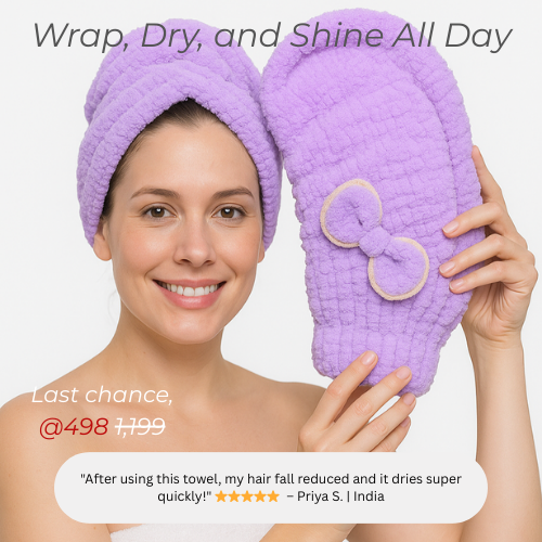 AquaLuxe Wrap™ - Wet Hair Towel