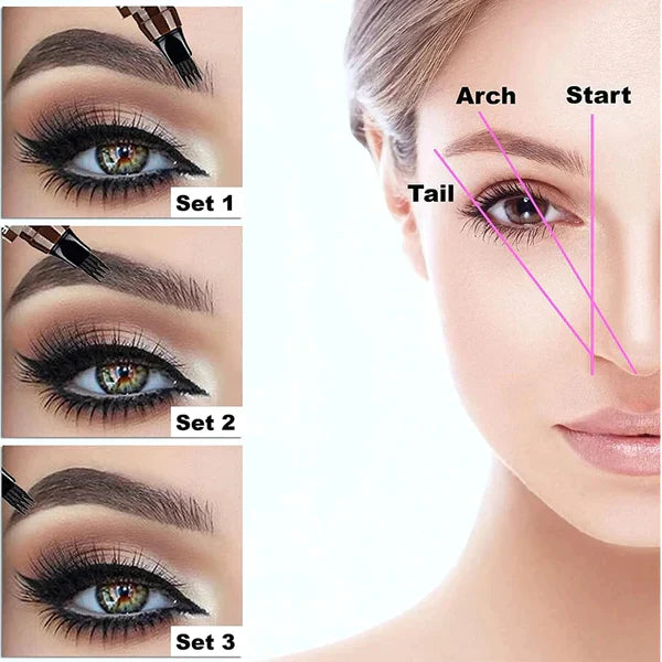 PROMOTIONAL SALE 40% OFF - Tattoo Eyebrow Pen ( BUY 1 GET 1 FREE )