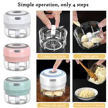 Electric Mini Chopper USB Rechargeable Cutter