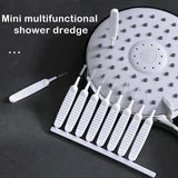 10 PCS SHOWER HEAD CLEANING BRUSH REUSABLE SMALL BRUSH PHONE HOLE ETC.