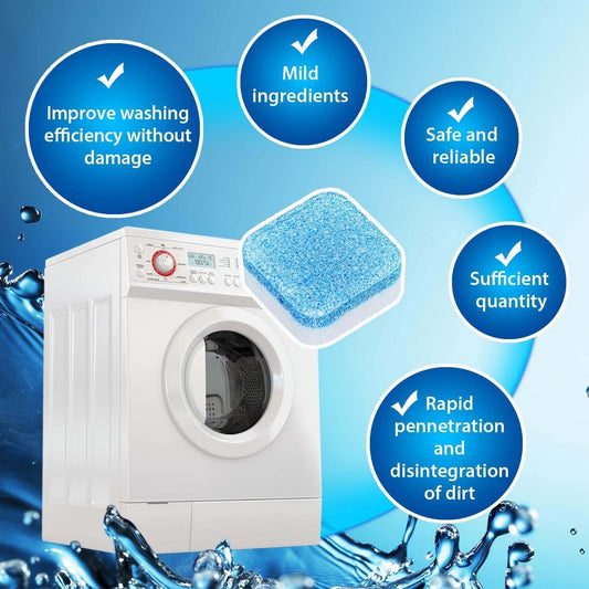 Washing machine Deep Cleaning Tablets Pack of 12Pcs
