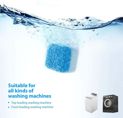 Washing machine Deep Cleaning Tablets Pack of 12Pcs