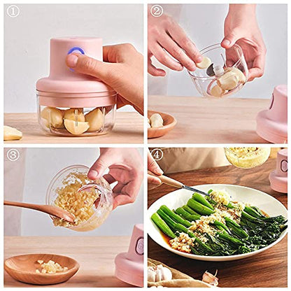 Electric Mini Chopper with USB