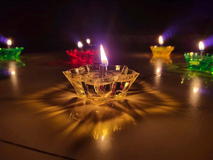 3D REFLECTION DIYAS (BUY 14 GET +8 Diyas FREE)