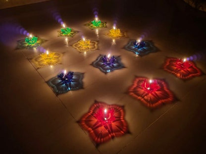 3D REFLECTION DIYAS (BUY 14 GET +8 Diyas FREE)